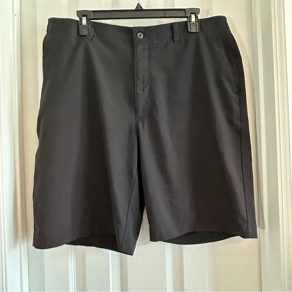 Classic‎ Black Flat Front Men's Golf Shorts, PGA Tour